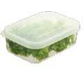 Hokkaido rectangular food storage container box 1000ml
