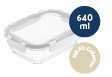 Nikko Pure rectangle glass storage container