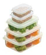 Hokkaido rectangular food storage container set | 500 - 750 - 1500 - 2000 - 2500ml 