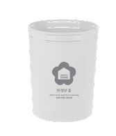 Hiro round wastepaper bin 10 L