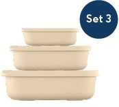 Set of 3 Hokkaido Food Container Box 500-1000-2000ml