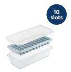YOKO Collection - Kari ice bar tray 10 slots (with storage box)