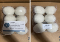 Wool dryer ball