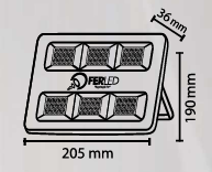 SLIM LED PROJEKTOR 50W from SKANDA INTERNATIONAL FZ LLE