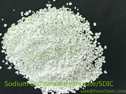 Disinfectant TSodium Dichloroisocyanurate SDIC 60% from ZHENGZHOU HOO CHEMTEC CO., LTD