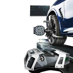 BEISSBARTH Q.LIGN EXL Web-based 3D wheel aligner with Q.Grips without rim contact and Auto ID target boards