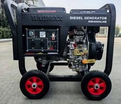 Haomax 4KVA Diesel Generator Single Phase – Model HM4000LHE