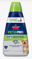 Bissell PET PRO OXY Spot & Stain Formula for Portable Carpet Cleaners, 32 oz., 2034 from SKANDA INTERNATIONAL FZ LLE