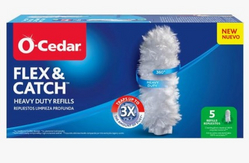 O-Cedar Flex & Catch Heavy Duty Dusting Refills (5 Count) | Disposable Duster Refill with Cleaning Fibers Made of 100% Recycled Materials | Traps 3X More Dust Than Traditional Feather Duster from SKANDA INTERNATIONAL FZ LLE