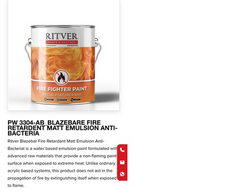RITVER Fire Resistant Paint 