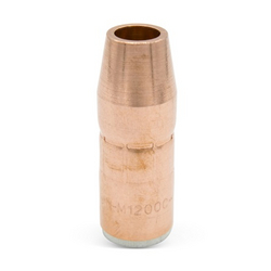 MILLER Standard Duty, Thread-On Nozzle, 1/2" Orifice, Flush Tip, Copper