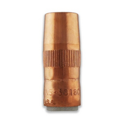 MILLER Bernard® Centerfire Nozzle, Small, 5/8" Bore, 1/8" Recess, Copper