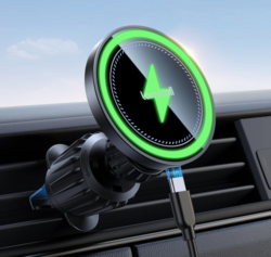 Lamicall for MagSafe Car Mount Charger - [2025 Ultra Magnet] 15W Wireless Car Phone Holder Charger - HandsFree Magnetic Phone Holders for Your Car Vent for iPhone 17 16 15 14 13 Pro Max Mag Safe Case from SKANDA INTERNATIONAL FZ LLE
