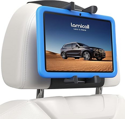 amicall Tablet Holder for Car Headrest - [Thick Case Friendly] [360° Rotation] Car Tablet Mount for Backseat, Road Trip Essentials for Kids, for iPad Pro, Air, Mini, Galaxy, Fire HD, 6.1-13" Tablets from SKANDA INTERNATIONAL FZ LLE