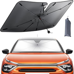 Lamicall Car Windshield Sunshade Umbrella - Foldable Car Windshield Sun Shade Cover, 5 Layers UV Block Coating, 52"x31" Front Window Heat Insulation Protection, for Auto Sedan, SUV Windshield from SKANDA INTERNATIONAL FZ LLE