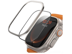 Lamicall Screen Protector for Apple Watch Ultra 3/Ultra 2/Ultra 49mm - 2Pack Tempered Glass & 1Pack Titanium Alloy Bumper Frame, Keep Original Cover, Sensitive Touch for iWatch Ultra 2025/2024/2023/2022 from SKANDA INTERNATIONAL FZ LLE