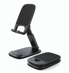 Lamicall Cell Phone Stand for Desk - [Height Adjustable] Foldable Mobile Phone Holder, Portable Stand for iPhone 17 16 15 14 13 12 11 Pro Max Plus Air, Galaxy S25 S24, Cellphones, Office Accessories from SKANDA INTERNATIONAL FZ LLE