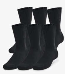 Under Armour Unisex Adult Training Cotton Crew Socks