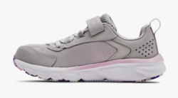Under Armour Girl's Pre-School Assert 9 Alternate Closure Running Shoe