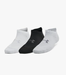 Under Armour Women's Play Up No Show Socks 3 Pack