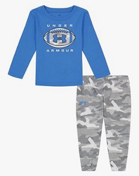 Under Armour baby-boys Long Sleeve Shirt and Jogger Set, Durable Stretch and Lightweight