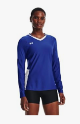 Under Armour Womens UA Volleyball Powerhouse 2.0 Long Sleeve Jersey - HeatGear Fabric with Mesh Panels from SKANDA INTERNATIONAL FZ LLE