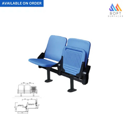 Red Polypropylene Stadium Seating System