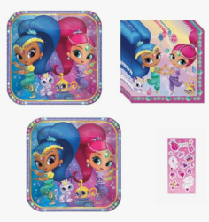 Shimmer and Shine Birthday Party Supplies Bundle Set