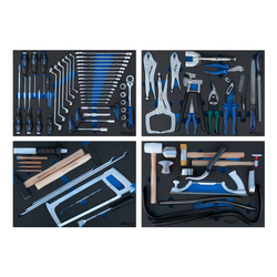 BOXO SBXA078 Bodywork Tool Set 78 Pcs for Trolley