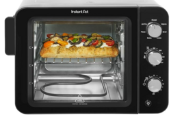 Instant Pot 4-Slice InstantHeat 7-in-1 Air Fryer Toaster Oven, Air Fry, Bake, Toast, Roast, Broil, Warm, and Make Pizza