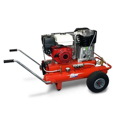 FIAC AGRI 75 DIESEL AIR COMPRESSOR 7.7HP 1121440719 WITH WHEELS AND 17+17L TANK | 10 BAR | PNEUMATIC SELF-REGULATION DEVICE | VERY LOW NOISE | BELT TRANSMISSION | MADE IN ITALY from ADEX INTL