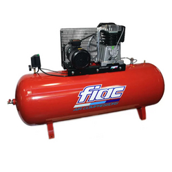 FIAC PISTON AIR COMPRESSOR AB500L/858 400V 50HZ 15 BAR 7.5 HP FIXED AND 500L TANK | REDUCED VIBRATIONS AND LOW NOISE | BELT DRIVEN COMPRESSOR | ALREADY LUBRICATED WITH OIL | MADE IN ITALY