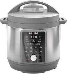 Instant Pot, 8-Quart Whisper Quiet 9-in-1 Electric Pressure Cooker, Slow Rice Cooker, Steamer, Sauté, Yogurt Maker, Warmer & Sterilizer, App With Over 800 Recipes, Stainless Steel, Duo Plus from SKANDA INTERNATIONAL FZ LLE