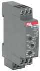 ABB CT-C Series DIN Rail, Snap-On Timer Relay, 12 - 240V ac, 2-Contact, 0.05 s - 100h, SPDT