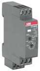 ABB CT-C Series DIN Rail, Snap-On Timer Relay, 24 ? 240V ac, 2-Contact, 0.05 s - 100h, 1-Function, SPDT