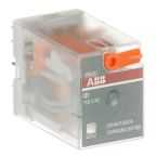 ABB CR-M Series Interface Relay, DIN Rail Mount, 110V ac Coil, 4CO (SPDT), 6A Load
