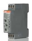ABB CT-C Series DIN Rail, Snap-On Timer Relay, 24 ? 240V ac, 0.1 - 10s