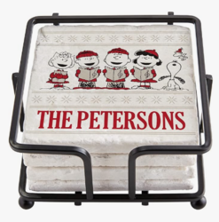 Let's Make Memories Personalized PEANUTS Classic Caroling Coasters from SKANDA INTERNATIONAL FZ LLE