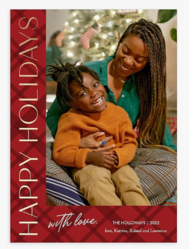 Let's Make Memories Personalized Photo Christmas Cards with Envelopes - Premium Quality - 5x7-2025 Holiday Cards & White Envelopes - Vertical Greeting - 15 ct from SKANDA INTERNATIONAL FZ LLE