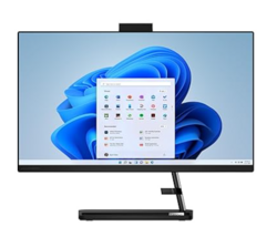 Lenovo IdeaCentre AIO 3i, All-in-One Desktop Computer, Intel Core i3-1215U, 23.8" FHD 250nits, Intel UHD Graphics, 8GB DDR4, 512GB SSD, Wireless Keyboard & Mouse Combo, Windows 11 Home, Black from SKANDA INTERNATIONAL FZ LLE
