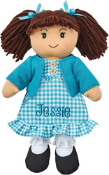 Let's Make Memories Personalized Rag Doll - Mini-Me Doll - Doll for Girls - Toy for Girls - Dark Brown Hair from SKANDA INTERNATIONAL FZ LLE
