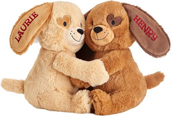 Let's Make Memories Personalized Hugging Plush Puppies - for Birthday - Puppy Love - Dog Stuffed Animal for Kids - for Boy - for Girl from SKANDA INTERNATIONAL FZ LLE