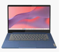 Lenovo IdeaPad Slim 3 Chromebook - 2024 - Lightweight Laptop - Waves MaxxAudio® Speakers - 14" HD Display - HD 720p Camera - 4GB Memory - 64GB Storage - MediaTek Kompanio 520 - Abyss Blue from SKANDA INTERNATIONAL FZ LLE