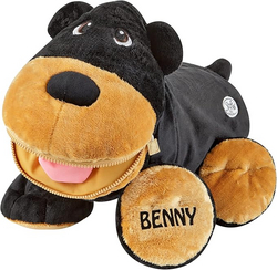 Let's Make Memories Personalized Stuffies - Stuffed Animal - Benny The Black Bear from SKANDA INTERNATIONAL FZ LLE