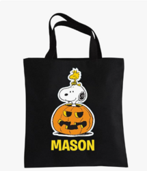 Let's Make Memories Personalized Halloween + Peanuts Snoopy Trick or Treat Bags from SKANDA INTERNATIONAL FZ LLE