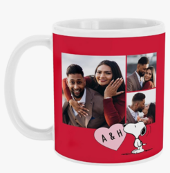 Let's Make Memories Official PEANUTS Personalized Photo Mug from SKANDA INTERNATIONAL FZ LLE