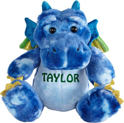 Let's Make Memories Personalized Legendary Friends Plush - Stuffed Animal - Cuddly Toy for Kids - Blue Dragon - Customize with Any Name from SKANDA INTERNATIONAL FZ LLE