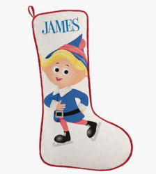 Let's Make Memories Personalized Rudolph Big Face Character Christmas Stocking - Hermey from SKANDA INTERNATIONAL FZ LLE