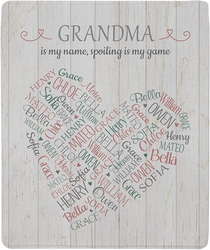 Let's Make Memories - Personalized Blanket - Full of Love Plush Blanket - Customize with Any Name & Message & up to 10 Names - Soft Polyester Plush - 50"x60" from SKANDA INTERNATIONAL FZ LLE