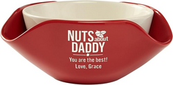 Let's Make Memories Personalized Nuts About Him Snack Bowl - Nut and Shell Bowl Set - For Him from SKANDA INTERNATIONAL FZ LLE